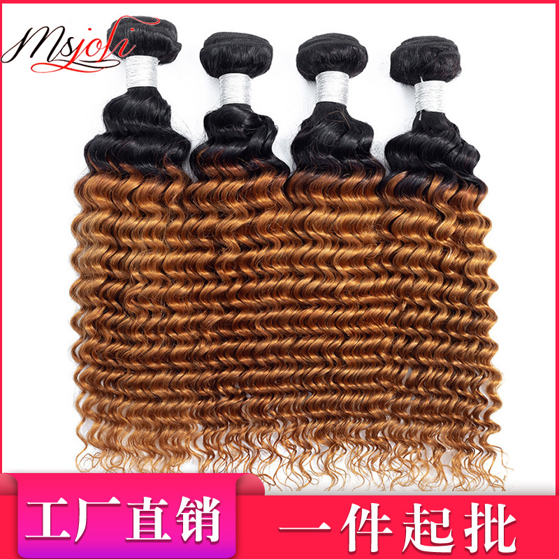 Wig factory human hair hair bundle ombre...