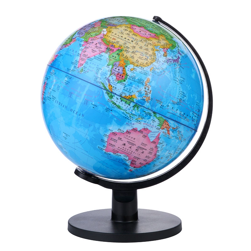Source Factory Full -plastic HD Earth Gelars 25cm Chinese Bilingual Bilingual Bilingual Bolt Black