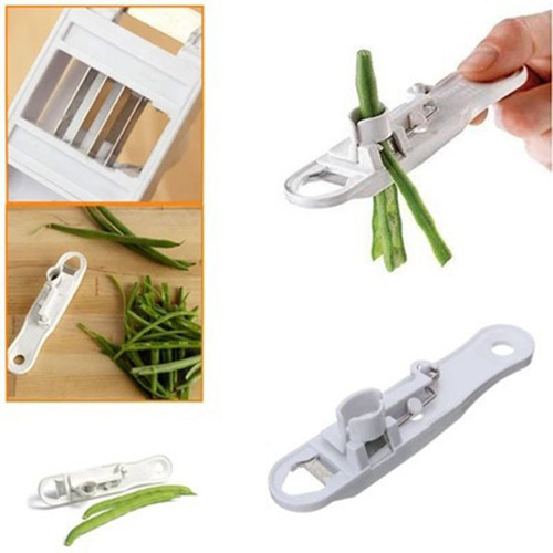 Home Kitchen String Beans Slicer Green Beans Convenient Strips Cutter Multi-functional Edamame Cutting Tool Green Bean Hair Cutter Gadget
