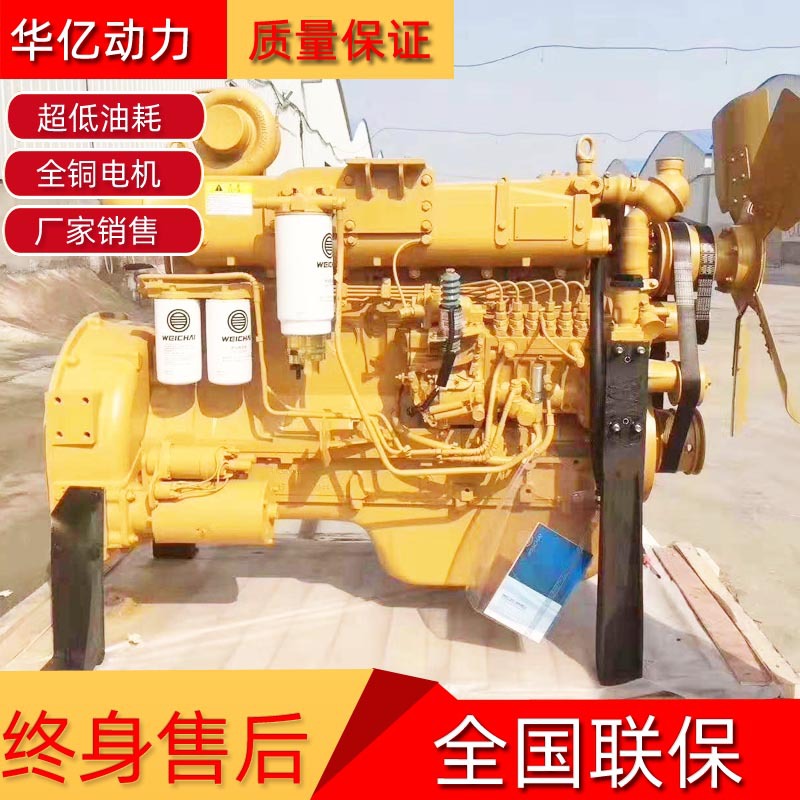 潍柴WD10G220E22柴油机 铲车工程机50装载机162kw发动机油机