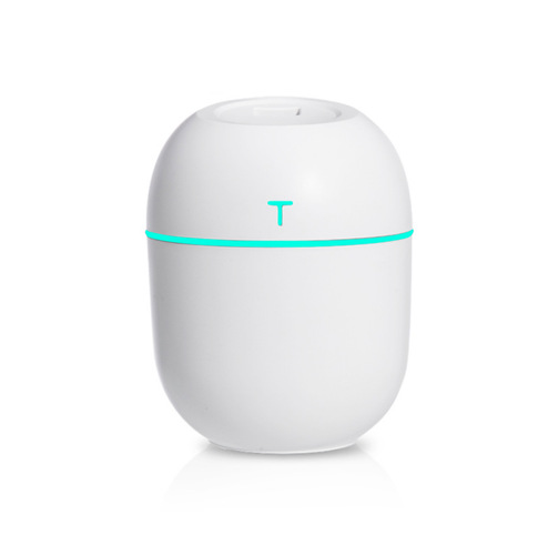 Cross-border wholesale small mini desktop USB humidifier atomizer home car hydration device night light logo definition