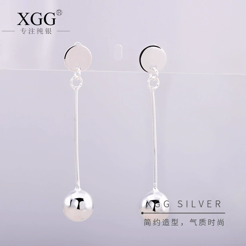 XGG Модные длинные сексуальные серьги, серебро 925 образец