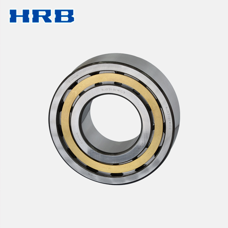 HRB哈尔滨NJ2318EM C3短圆柱滚子轴承内径90mm外径190mm厚64mm