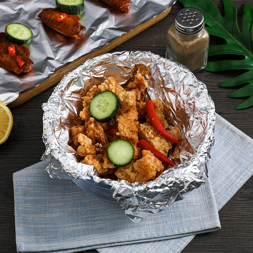 Tinfoil baking tools Japanese barbecue tin foil paper aluminum foil paper household baking paper barbecue paper wrapped foil silicone oil paper