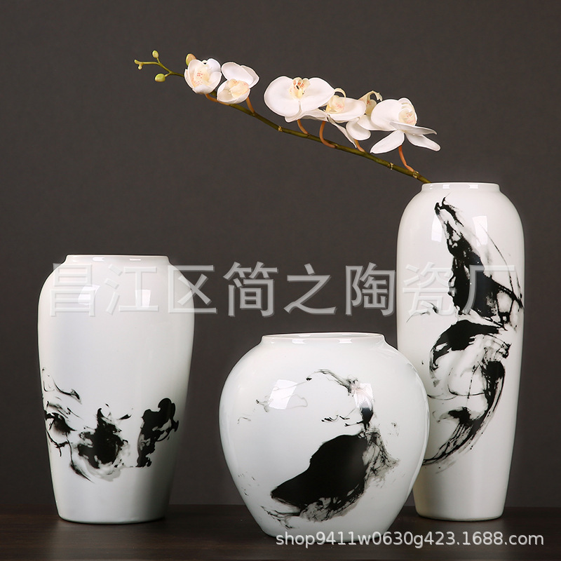 Ceramic Chinese style home decoration living room high-end ink…