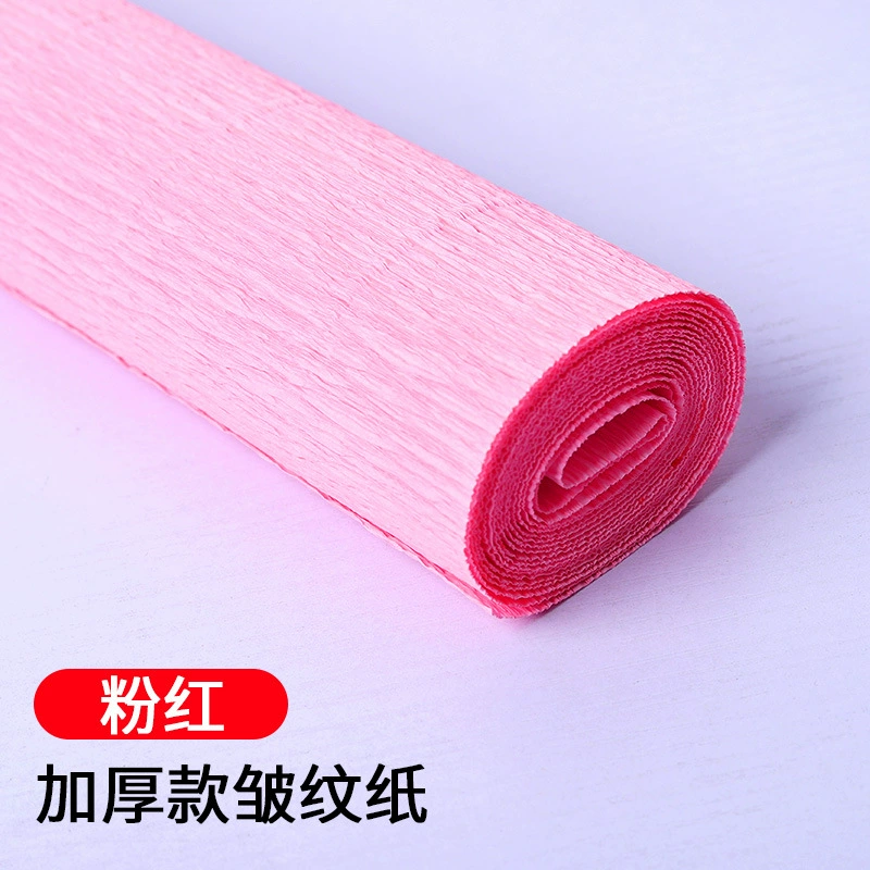 Плотная бумага с морщинками для цветов DIY, материал для рукоделия, цветная складная бумага для роз и гвоздик, бумага для ручного терения/свёртков