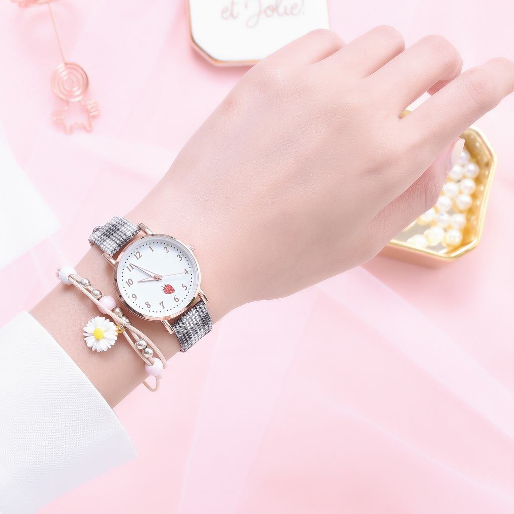 Casual Tartán Hebilla Cuarzo Relojes De Mujer display picture 13