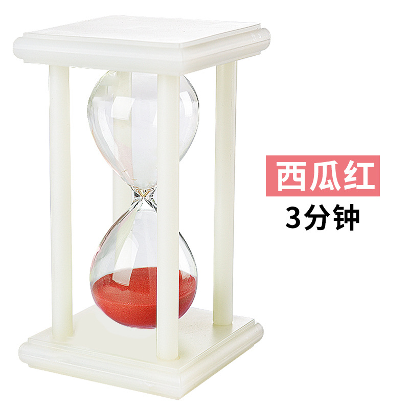 Suministro directo de fábrica temporizador de reloj de arena 3/30 minutos Reloj de arena luminoso resistente a la gota de los niños