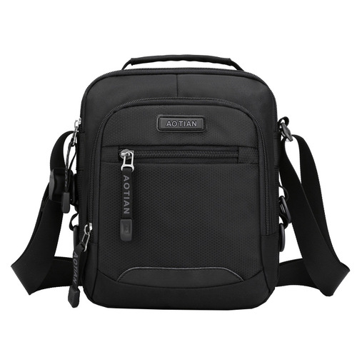 New Men's Single Shoulder Crossbody Bag Handbag Korean Style Casual Waterproof Large Capacity Travel Messenger Bag Multifunctional Trendy Bag