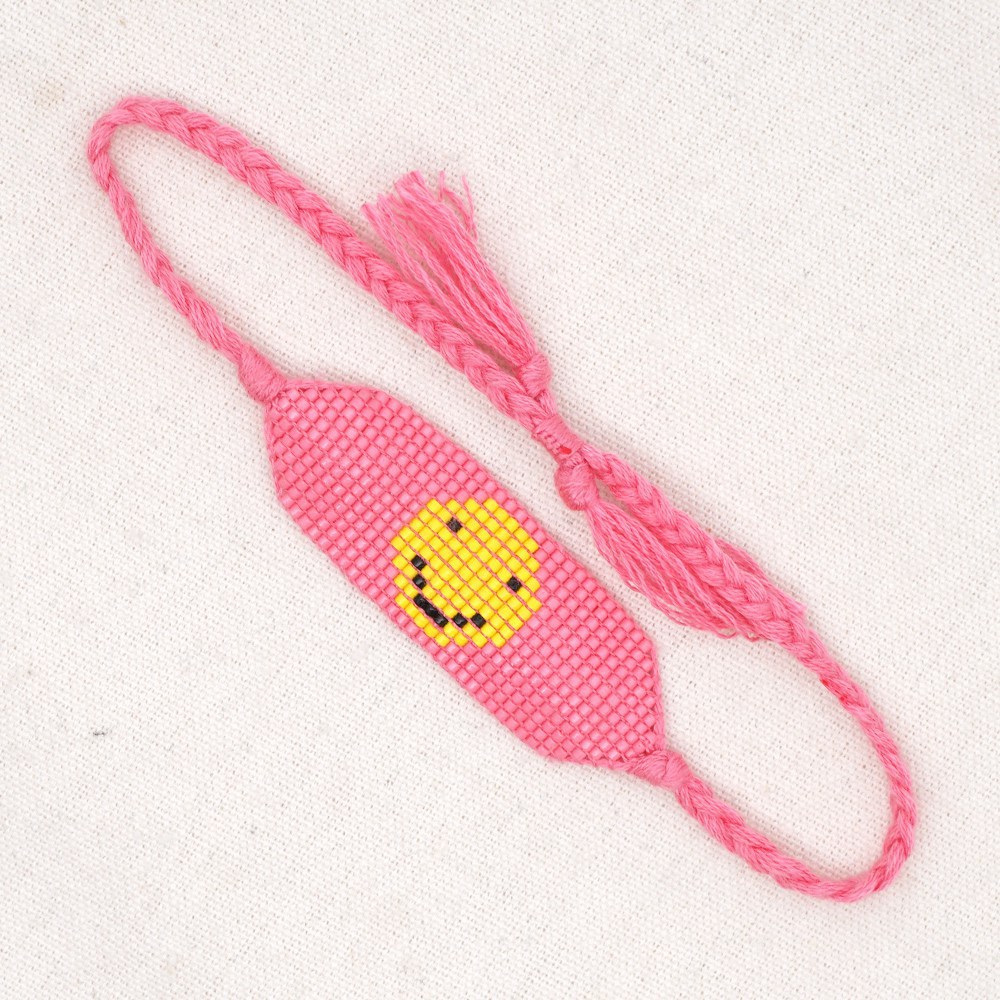 Kreatives Einfaches Böhmisches Perlen-smiley-armband display picture 8