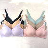 live broadcast On behalf of Bras 2020 new pattern Simple and natural latex Single chip camisole Wireless comfortable sleep Bra