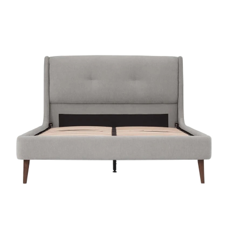 Cama blanda nórdica personalizada dormitorio principal paquete de tela doble moderno simple de 1,5 metros cama de matrimonio tatami nueva