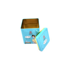 定制食品級馬口鐵盒 方形200克裝涇渭茯茶茶葉鐵盒 免費拿樣定制