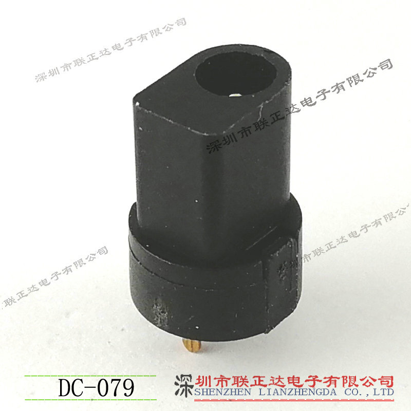 立式插件DC插座 DC3.5*1.3母座 180度直插DC插孔3.5mm