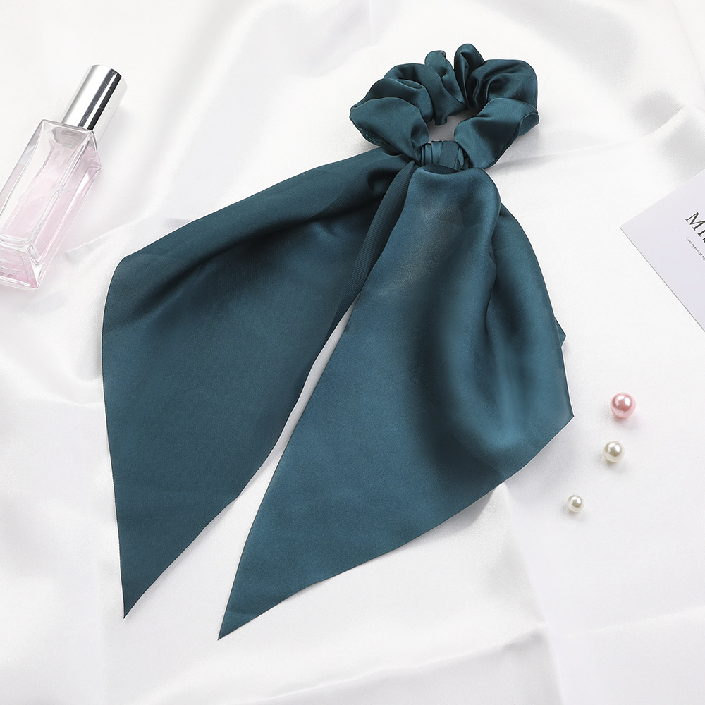 Mode Streifen Einfarbig Gänseblümchen Tuch Spitze Haargummi 1 Stück display picture 55