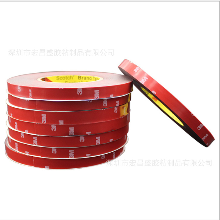 供应3m4229P汽车VHB泡棉双面胶灰色亚克力厚型高温双面胶