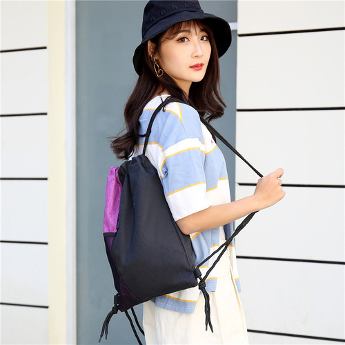 Bags with Buckle Shoulder Bag, Drawstring Exercise Fitness Training Bag, Basketball Football Travel Storage Bag, Beach Bag for Women