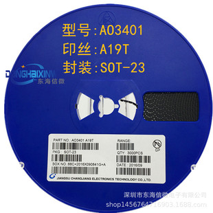 AO3401 �zӡA19T  SOT-23MOS��Ч�������2.8A 5.8A P�ϵ����O��