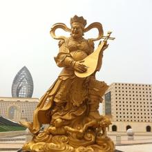 中式人物压铸金属佛像铜装饰雕塑