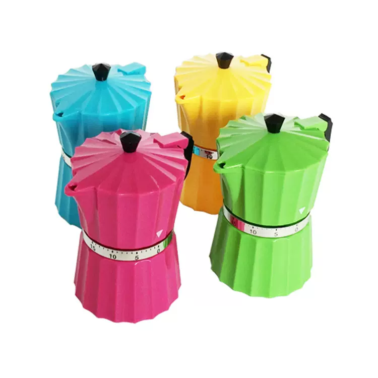 创意咖啡炉形状倒计时60分钟机械式厨房定时器厨房计时器