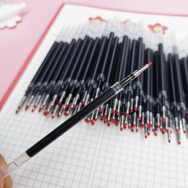 Macaron refill hot sale wholesale carbon pen refill Black 0.5mm refill press gel pen Universal