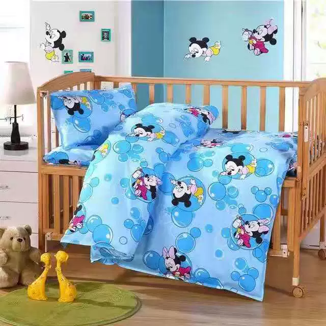 Постельное белье для детского сада, комплект из трех предметов, осенне-зимнее утолщенное одеяло с детским ворсом, детское Хлопковое одеяло