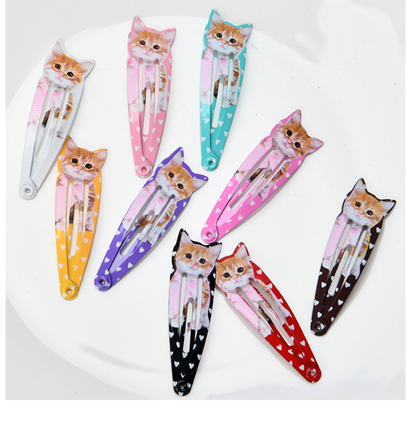 Cartoon Style Animal Metal Stoving Varnish Hair Clip display picture 1