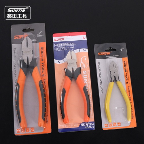 SUNTIN Diagonal Pliers Industrial Grade Tools Diagonal Pliers Partial Pliers Diagonal Mouth 5 Inch 6 Inch Electrician Pliers