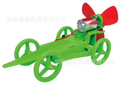 探索小子科创室能源水力车太阳能船风力车古代水钟风力兽绿色动力|ru