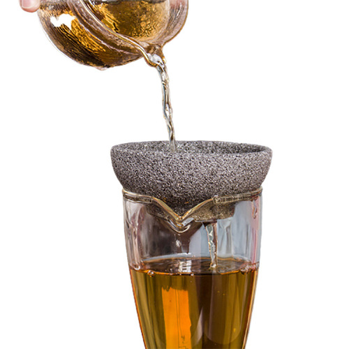 Tao Ciba non-porous filter creative tea filter household tea filter funnel ceramic tea filter tea funnel fair cup