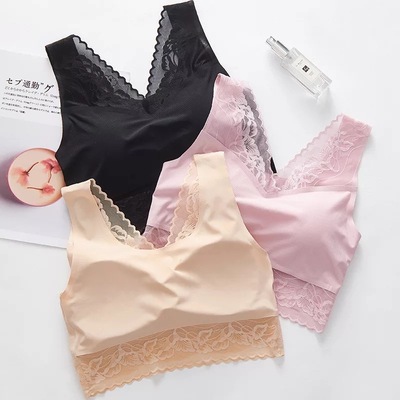 2021 New products Underwear Wireless motion Wrap chest vest Single chip undergarment covering the chest and abdomen Bra sleep Gather Bras
