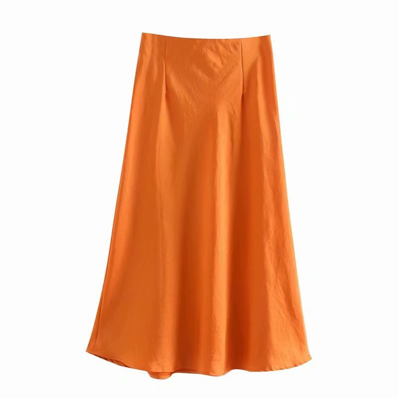 Casual Solid Color Knee-length display picture 13