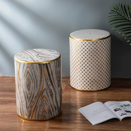 陶瓷工艺品;装饰台灯;鼓墩、绣墩