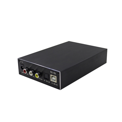 x6 digital amplifier headphone amplifier digital audio decoder digital amplifier with USB and fiber optics, all-in-one headphone amplifier