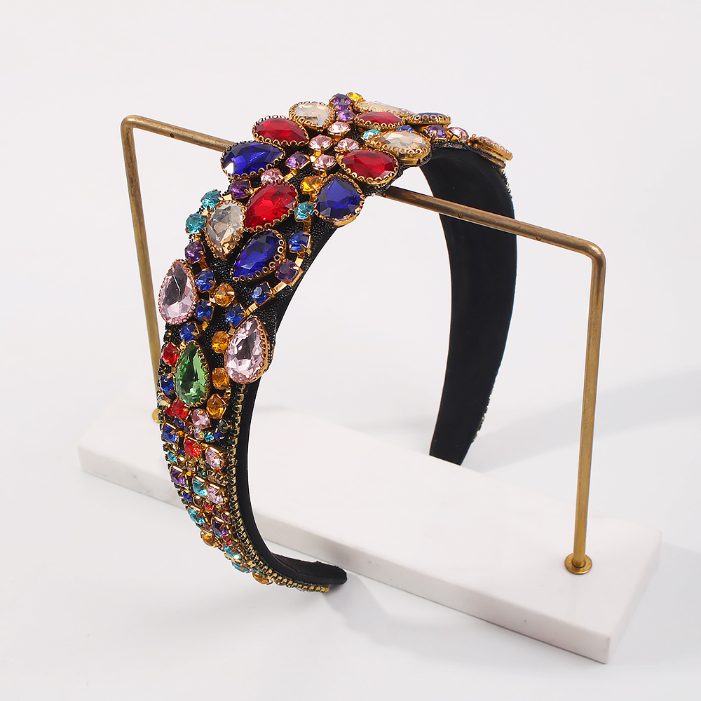 Baroque Fashion Retro Diamond-studded  Headband display picture 4