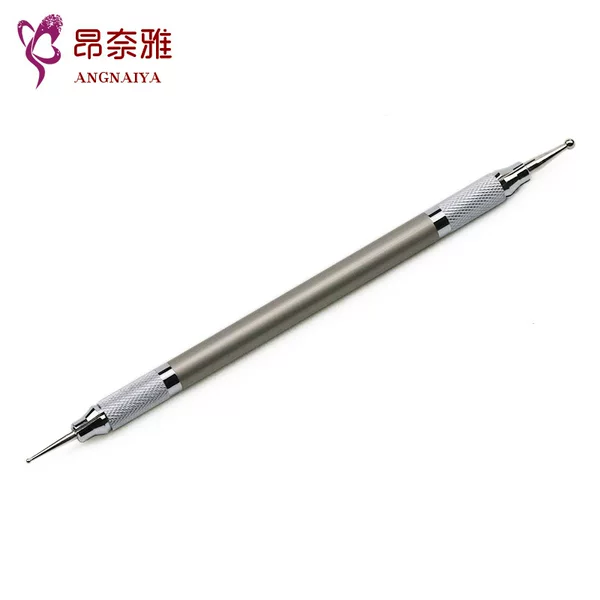 Nail art point flower needle metal multi-functional point flower needle double-headed point flower pen point flower needle hook flower pen embossing indentation pen