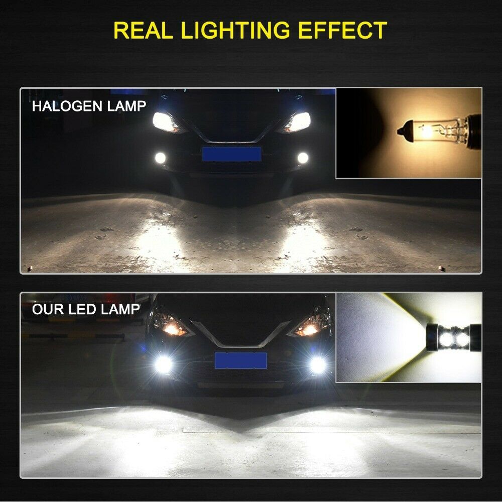 Fábrica directa de automóviles LED luz de niebla de alta potencia H10 50W 9140 9145 10smd luz de niebla frontal