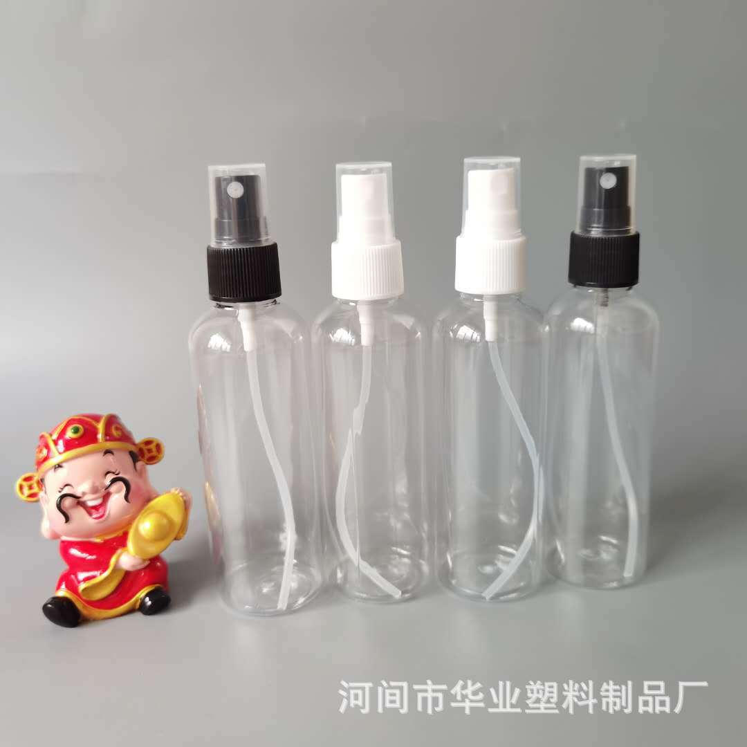厂家现货100ml毫升pet透明喷雾瓶 香水喷瓶酒精消毒剂塑料瓶