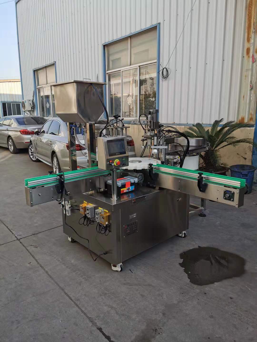 驱蚊膏旋盖机 灌装旋盖 驱蚊液灌装 驱虫剂蚊香液灌装旋盖机