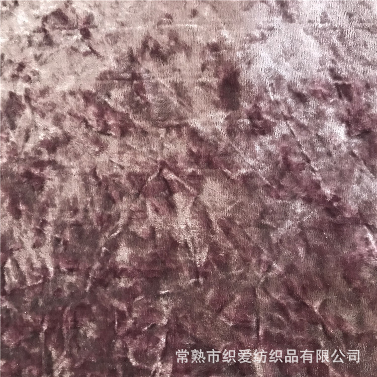 厂家直销 钻石绒 丝绒弹力针织面料 金钻绒 不倒绒冰花绒布料