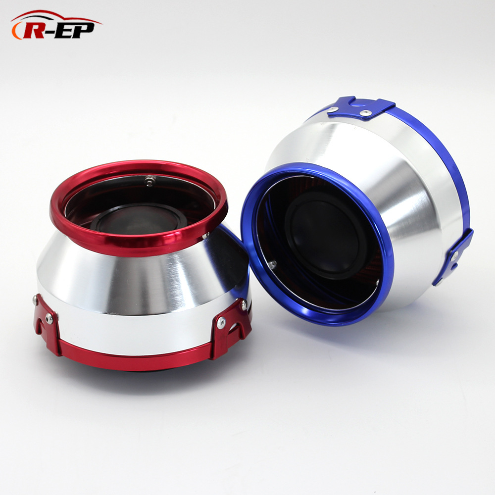 Car Air Intake Modified Mushroom Head Metal Shell Air Intake Air Box Large Flow76 MMUniversal Mushroom Head