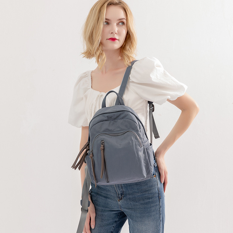 Backpack for Women 2023 New Model Launched Top Quality Street Fashion Oxford Cloth Backpack Fashionable Tassel Anti-theft Backpack_voghion.com