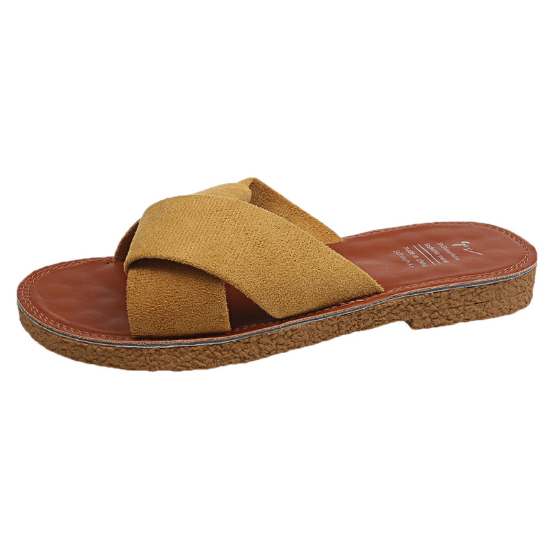 New Versatile Korean Beef Tendon Soft Soled Sandal Anti Slip Shoes