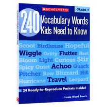 二年级孩子需要知道的240个单词词汇 英文原版 240 Vocabulary Wo
