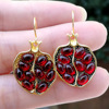 Golden earrings, wish, Amazon, European style, wholesale