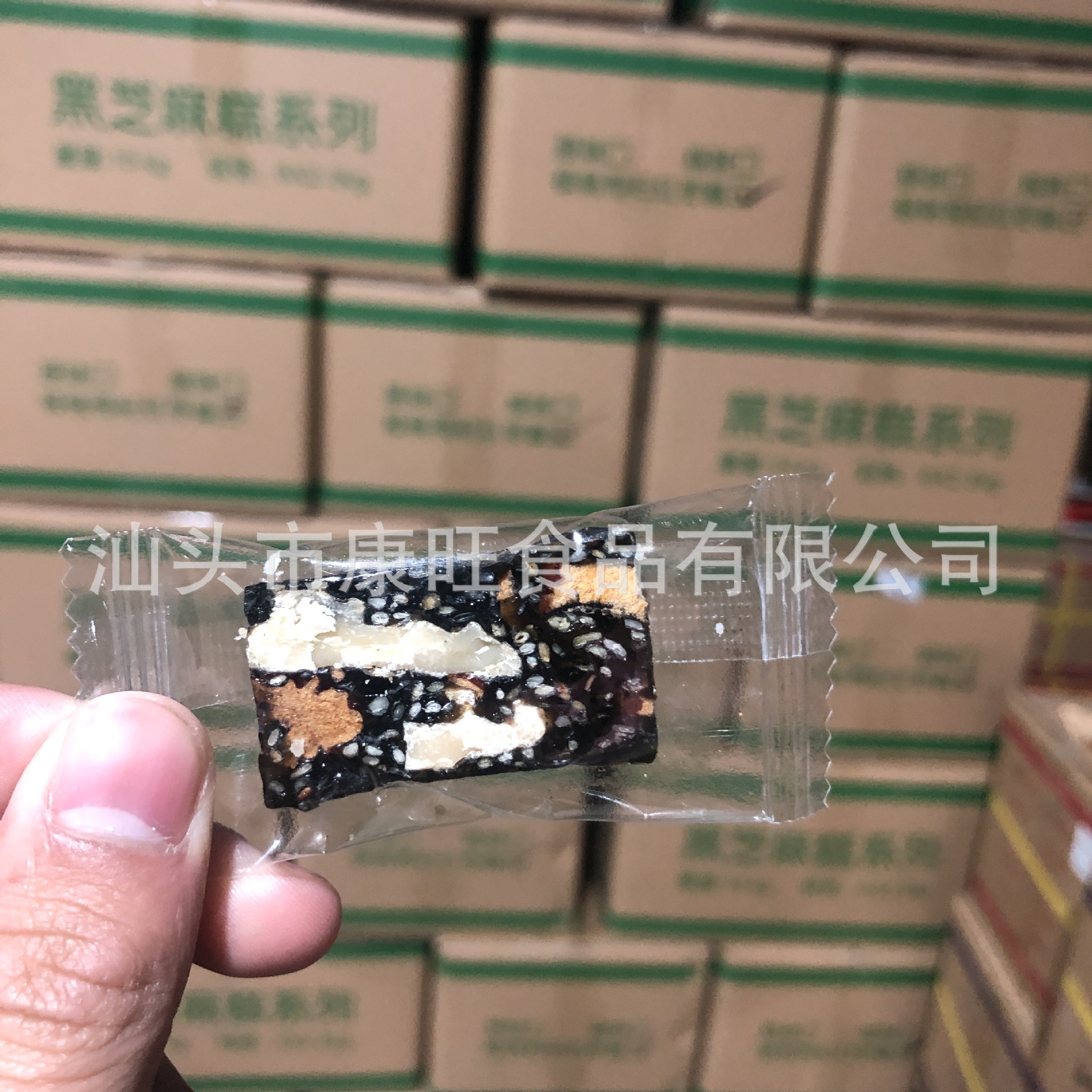 批發 黑芝麻糕 手工制作 核桃枸杞核桃味 鹹甜味獨立包裝 30斤/箱