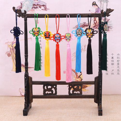 Factory direct sales, crystal Peking Opera masks, Chinese knot pendants, ethnic handicrafts, small gifts for going abroad