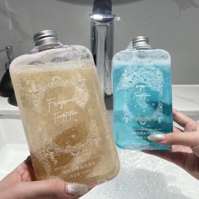 抖音款礼盒装烟酰胺洗发水沐浴露套装香味持久留香去屑控油网红|ru