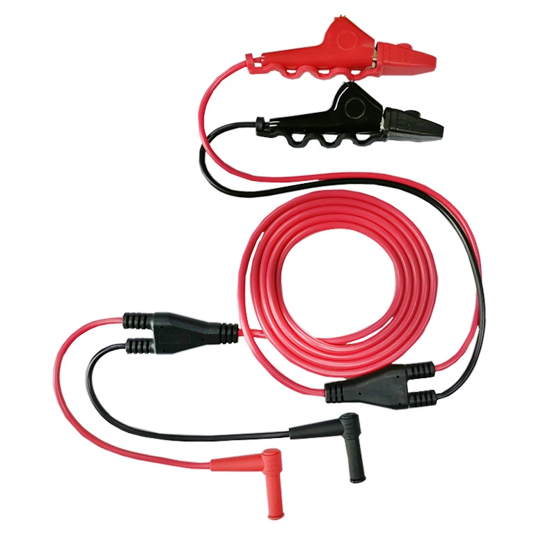 Оптовая Продажа с фабрики мультиметр зажим типа «крокодил» Универсальный цифровой измеритель из чистой меди Неразрушающий зажим для прокола тестовый зажим для емкости