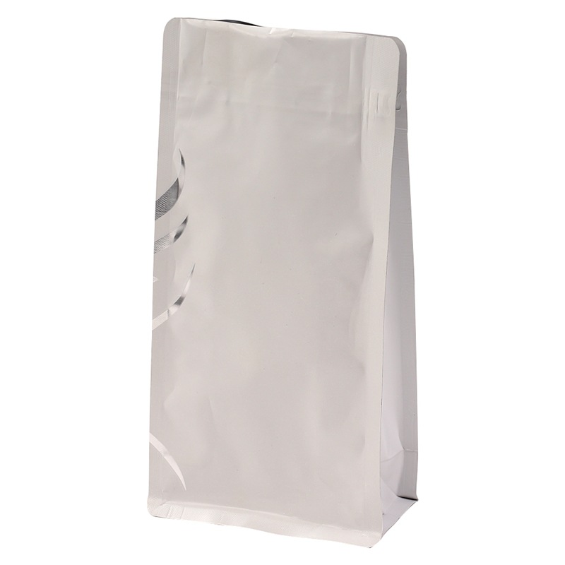 定制塑料食品袋咖啡豆气阀八边封袋食品包装定做印刷易撕拉链袋